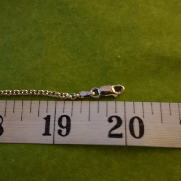 Vintage Turquoise Sterling Silver Pendant & 20" Chain (Host Pick!!) - Picture 4 of 12